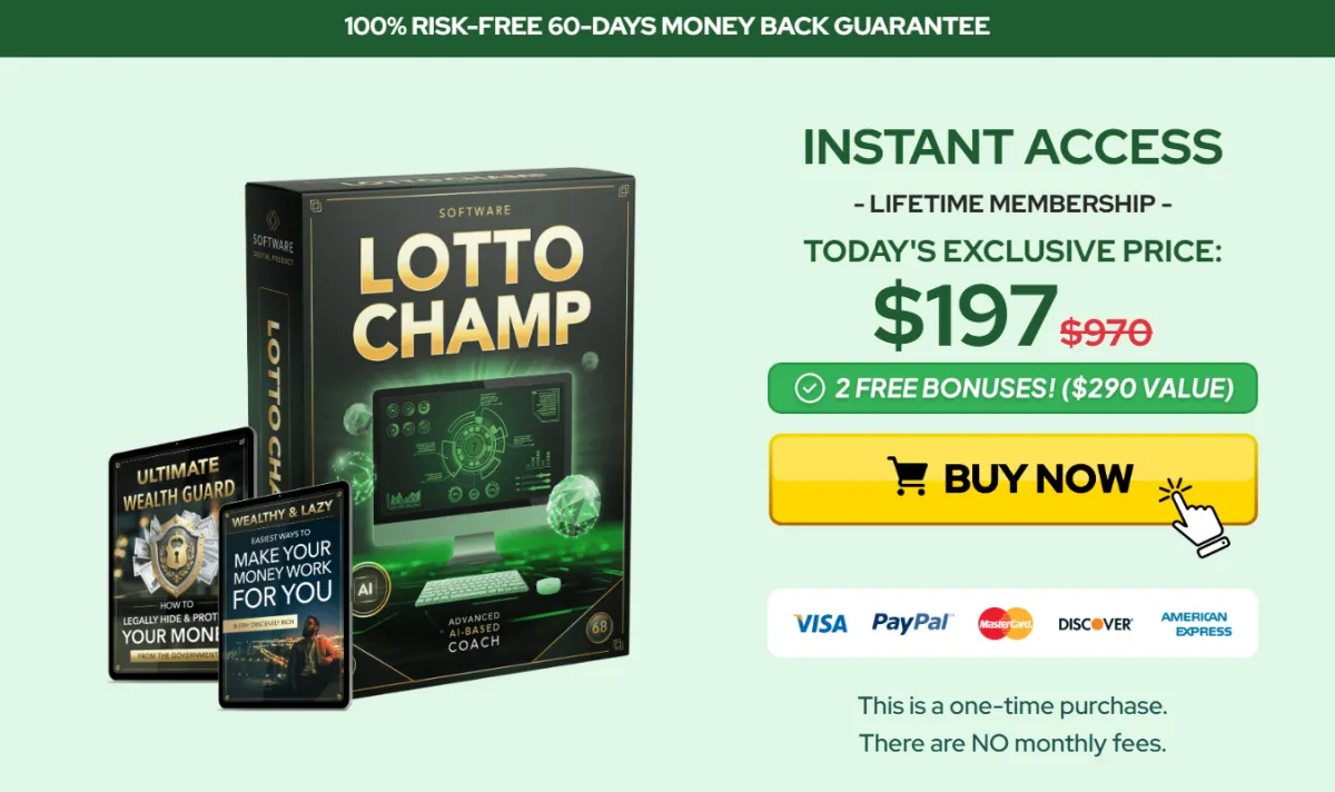 LottoChamp buy now
